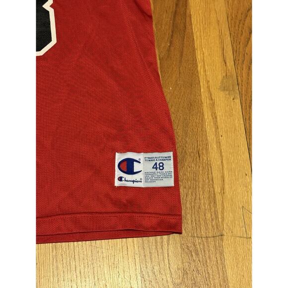 Original Michael Jordan #23 Champion Jersey Size 48 Chicago Bulls 97-98 Season - Picture 2 of 7